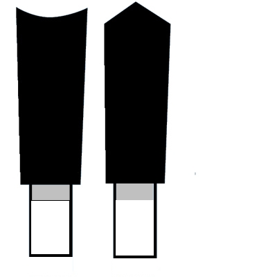 Dach Hohlzahn Zahn Geometrie