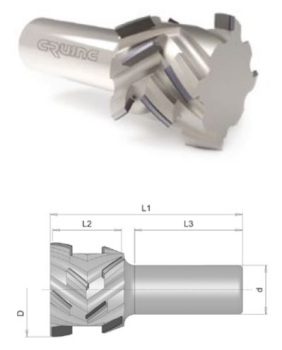 Dia Fügefräser CNC Schaft 25mm Top Finish