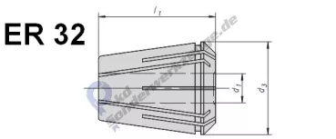 Spannzange ER 32