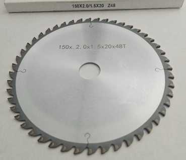 DIA Kreissägeblatt Ø150 x 2,0/1,5 x 20 mm Z48 Hohlzahn – für HPL & beschichtete Platten
