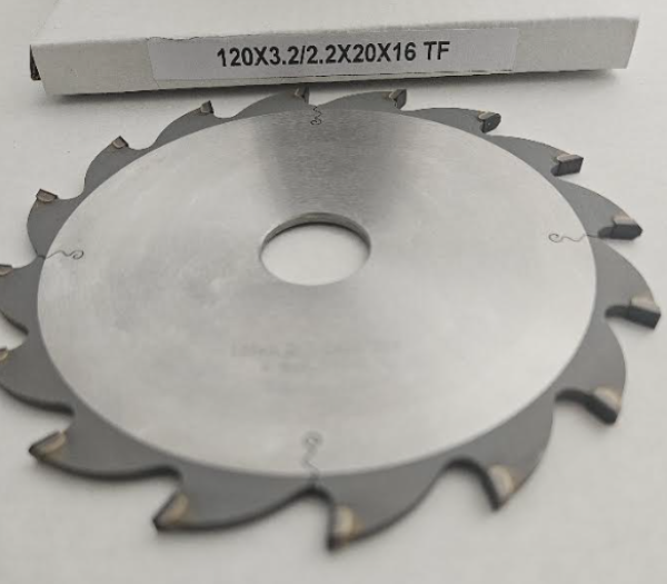 PKD-DIA Sägeblatt Ø120 × 3,2 × 20 mm Z16 Trapez-Flachzahn