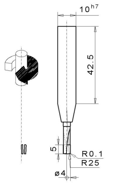 Torusfräser 4mm