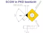 SCGW PKD Dia Schneidplatte