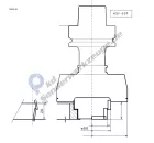 Falzfräser (HSK20C) für Gipskarton - Teilehöhe 20 mm