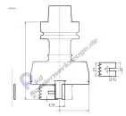 Fügefräser (HSK20C) D16 Z3 für duroplastische Kunststoffe