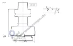 Nutfräser (HSK20C) D16, Tiefe 3,5mm für Gips