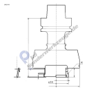 Gipskarton Fräser (HSK20C) für Fermacell - Teilehöhe 15 mm