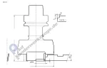 Fügefräser ( HSK20C) für Gipskarton Z2 Teilehöhe 15 mm