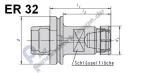 Spannzangenfutter ER 32 HSK63F