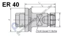 Spannzangenfutter ER 40 HSK63F